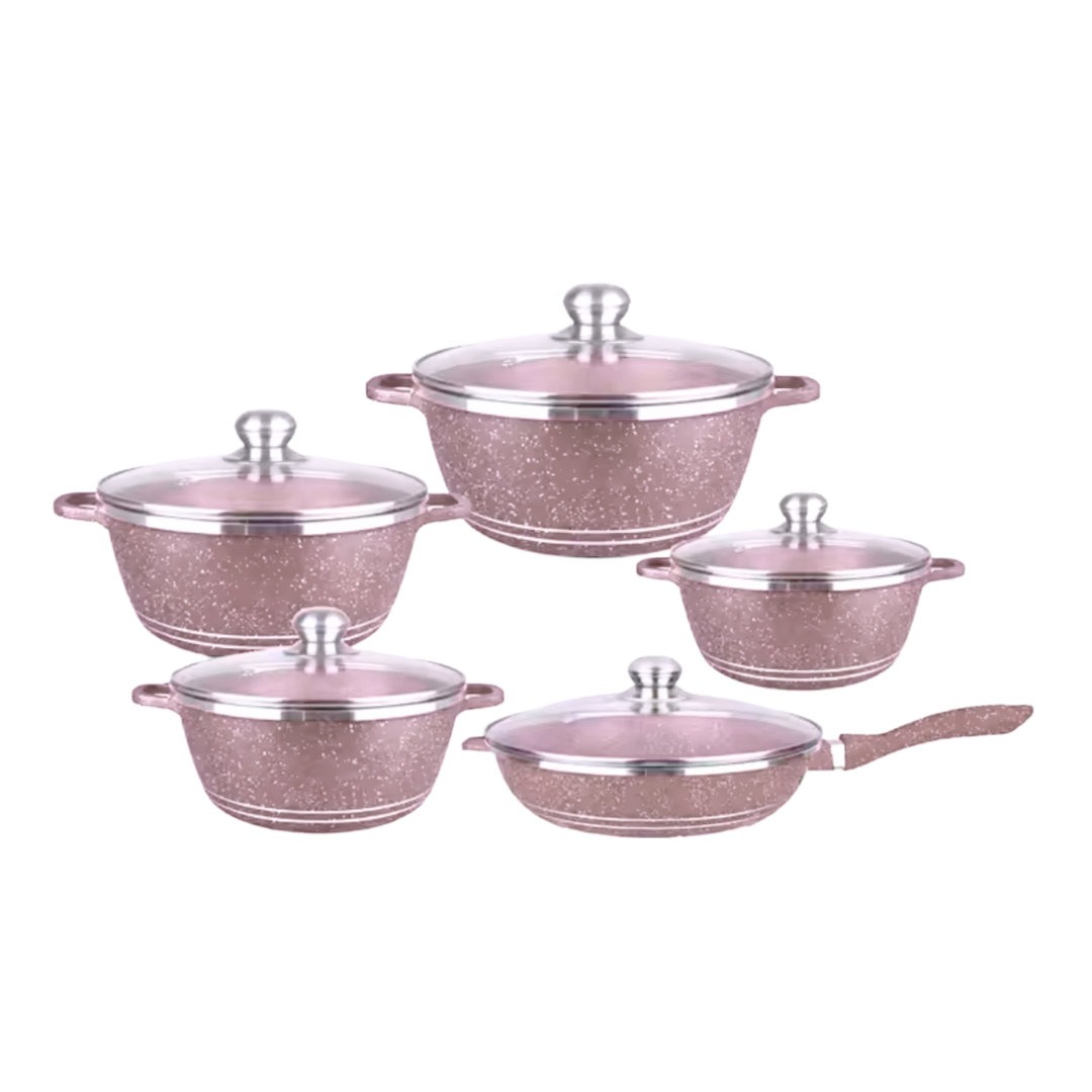 Cocina Ollas Anti Adherente 10 Piezas Dessini