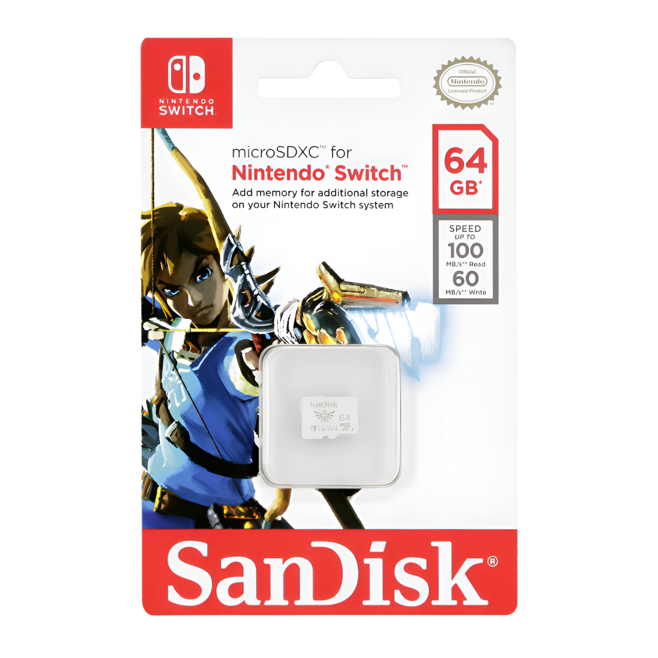 Memoria Micro SD 64GB Para Nintendo Switch Sandidk