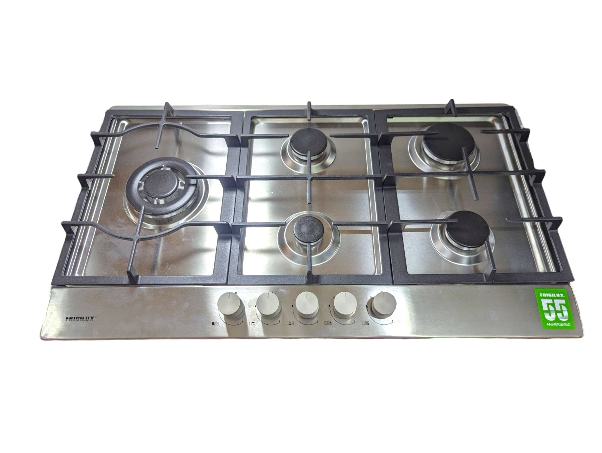 Tope Cocina 5 Hornillas A Gas Frigilux Acero Inoxidable